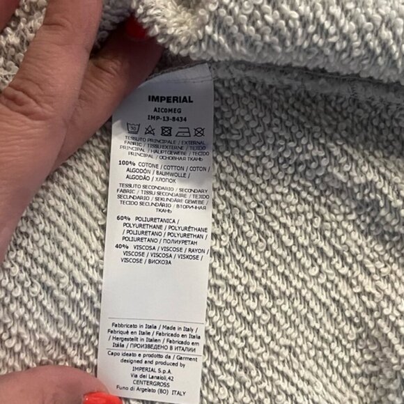 Imperial Drop Waist Sweater Dress w/ Leather Peplum – NWT – M - Picture 5 of 11